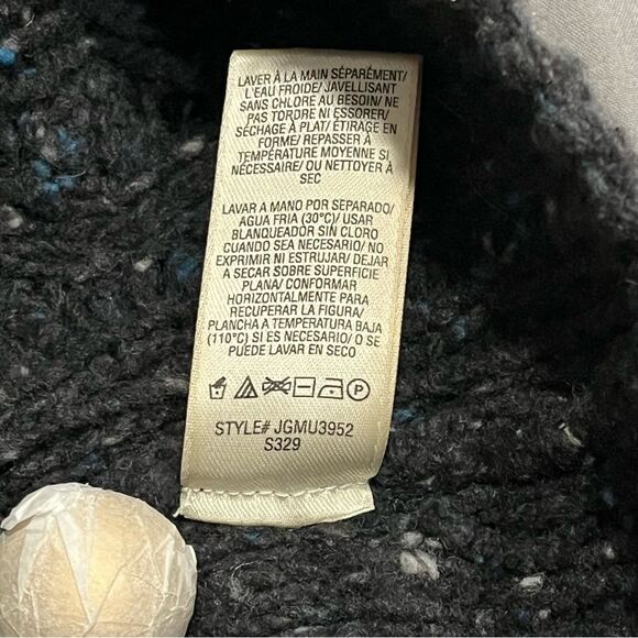 Juicy Couture Wool/Cashmere Chunky Marled Cable Knit Long Cardigan Size Small - Picture 8 of 8